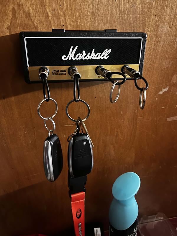 Marshall Jack Rack Key Holder | Standard Wall Mountable Key Rack Black | Decorative | Rock