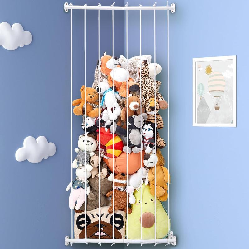 Stuffed  Storage, Stuffed  Hammock Net for Plushie Toys - Corner Stuffed  Zoo,  Storage Organizer, Spave Save for Plush  Holder,  for  Boys Girls, Wall Decor