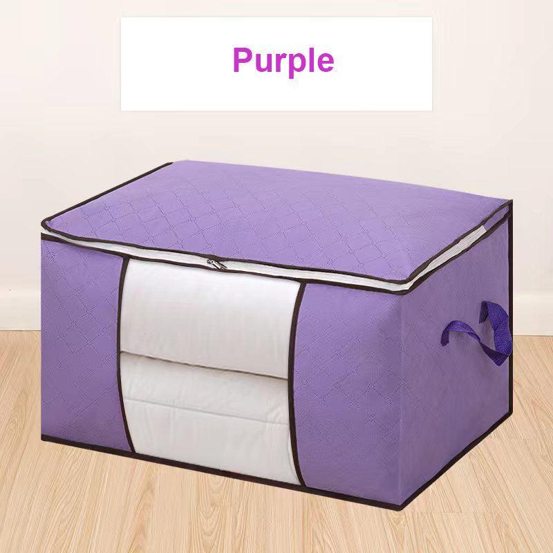 90L Ultra-Large Foldable Storage Bag with Reinforced Handle - Effortlessly Organize Bedroom & Closet, Perfect for Comforters, Blankets, Bedding, and Sweaters