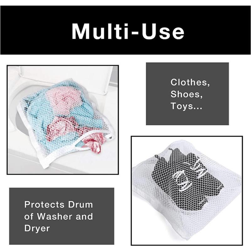 Breathable Mesh Laundry Bag, 1 Count Durable Shoes Washing Bag, Laundry Tools & Accessories for Washing Machine