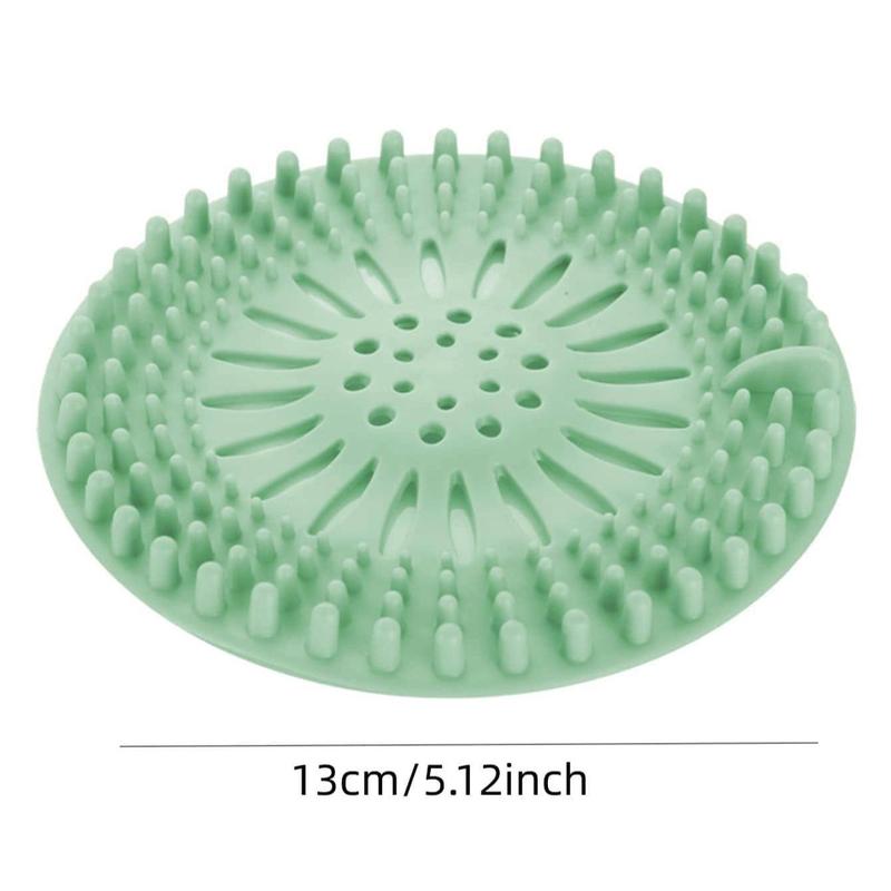 Kitchen Gadgets Bathroom Shower Hair Catcher, 1 Count Shower Drain Cover, Anti-clogging Drain Protector, Silicone Shower Drain Filter, Bathroom Accessories