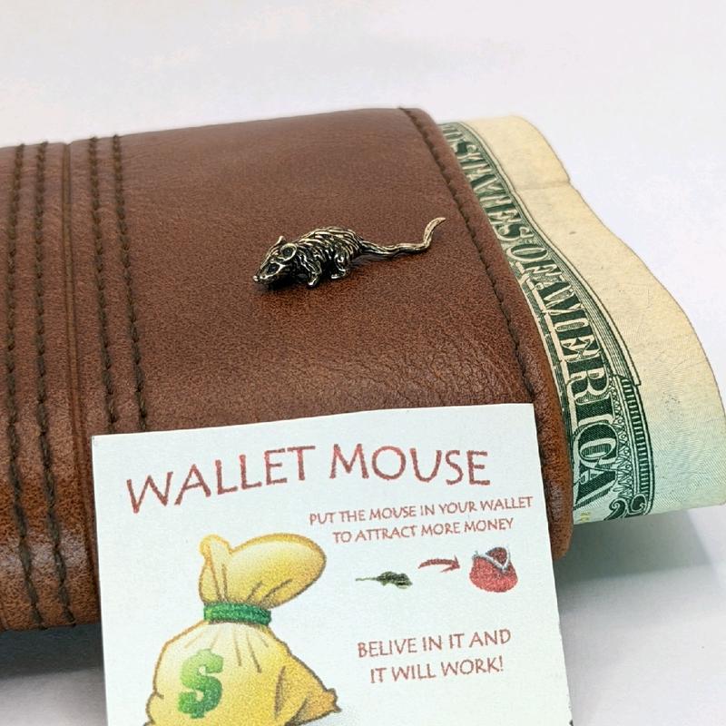 Money mouse Brass Handmade Lucky Miniature