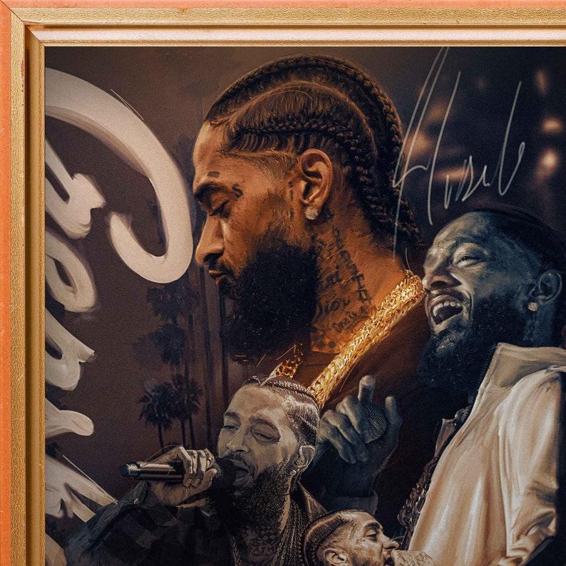 Nipsey Hussle Music Poster, Crenshaw wall art, Hip Hop