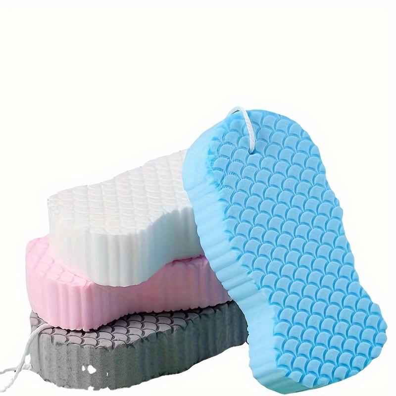 Three-dimensional Bath Sponge, Soft And Skin Friendly Baby Bath Cotton, Cartoon Embossed Bath Sponge