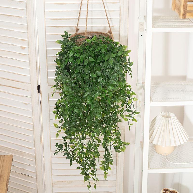 Artificial Ivy Leaf, 1 Count Fake Hanging Plant, Fake Flower Vine, Decorative Plant for Home Living Room Bedroom Dining Room Wedding Party