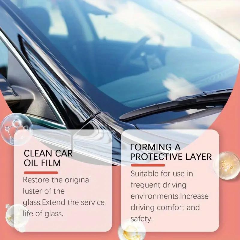 Doeyvose Car Windshield Cleaning Brush, Car Windshield Oil Film Remover Brush, Rainproof & Anti-fog Car Window Cleaning Tool