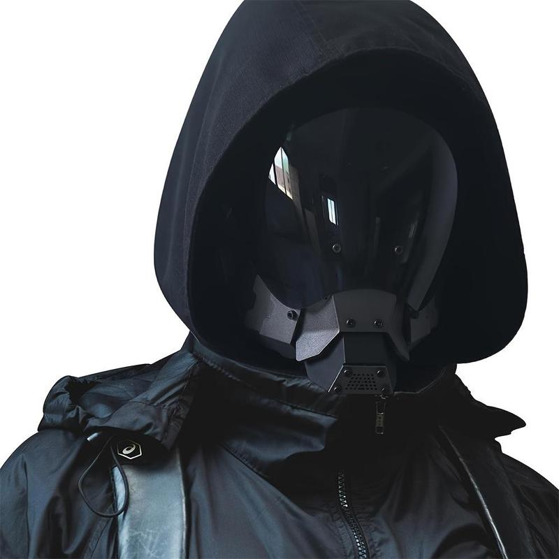 Full Face Cosplay Punk Mask, 1 Count Double Sided Breathable Tactical Mask, Party Mask for Music Festival Party, Realistic Masks Christmas Gifts, Cyberpunk Mask Boyfriend Gifts,  Halloween Mask