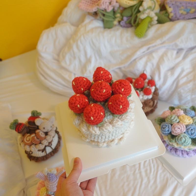 Crochet Birthday Cake