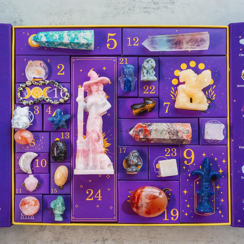 Crystal Halloween Countdown Gift Box – Exciting Treats and Surprises for a Frightfully Fun Celebration Adventure Christmas 2024 ornament