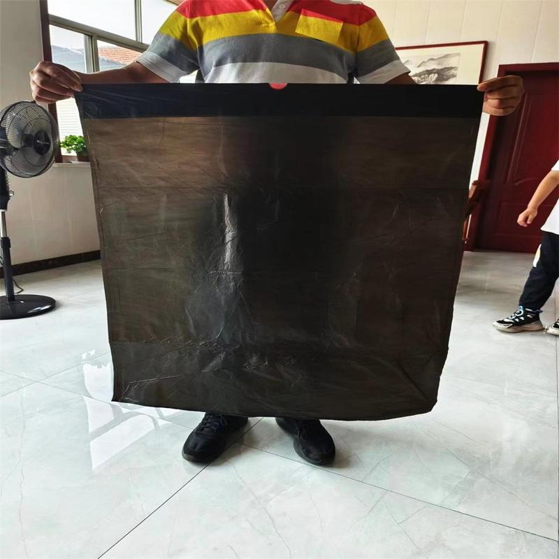 10pcs roll Heavy Duty Trash Bag, Durable Drawstring Kitchen Garbage Bag, Industrial Recycling Plastic Garbage Bag