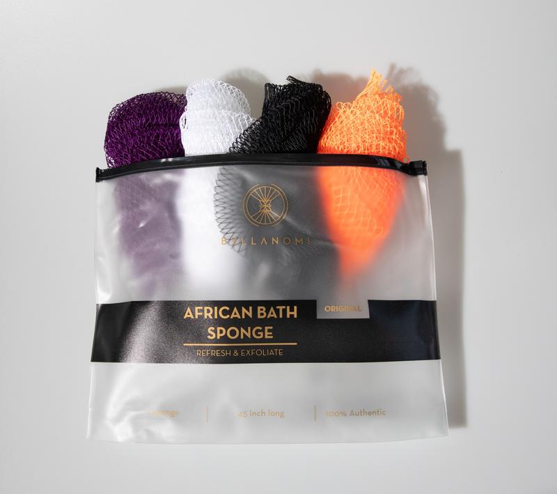 4 pcs African Exfoliating Net Sponge SEASONAL Bundle, from Nigeria