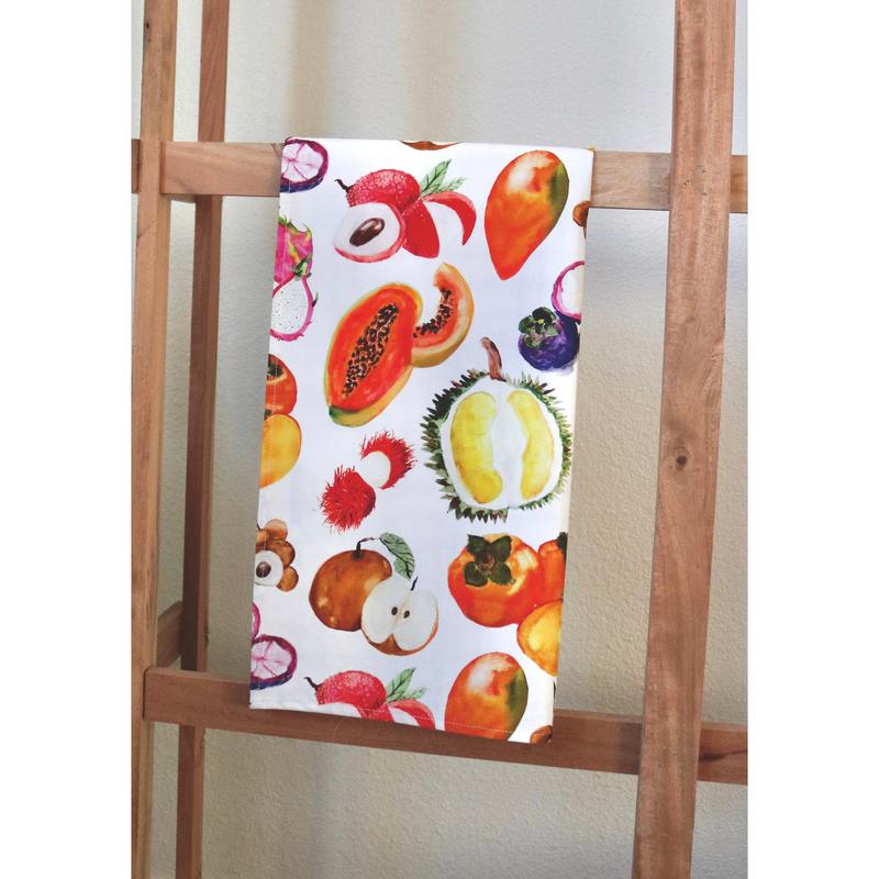 Asian Fruit Tea Towel