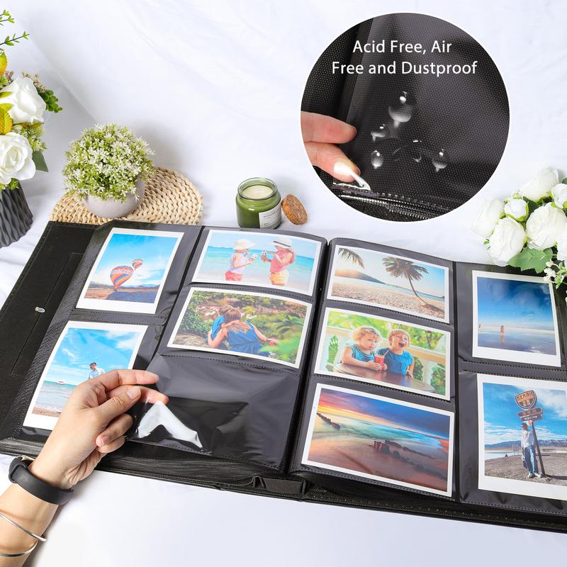 RECUTMS Photo Album 4x6 1000 Pockets Photos, Extra Large Capacity Family Wedding Picture Albums Holds 1000 Horizontal and Vertical Photos Decor Leather