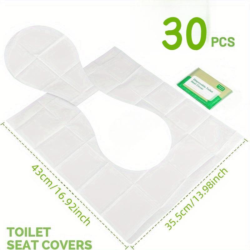 Disposable Toilet Seat Cover, 30pcs set Portable Disposable Toilet Seat Cover, Bathroom Supplies for Home and Hotel, Easy to Use Product