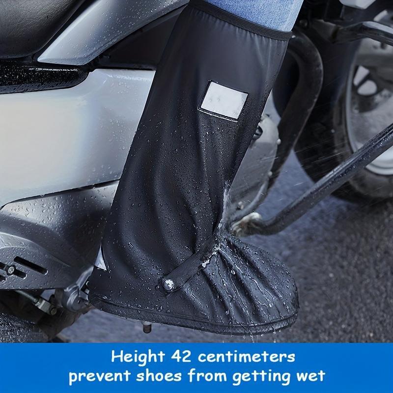 Anti-slip Thickened Wear-resistant Boot Cover, 1 Pair Outdoor Sand-proof Rain Boot Cover, Waterproof Rainy Day Rain Shoes Cover