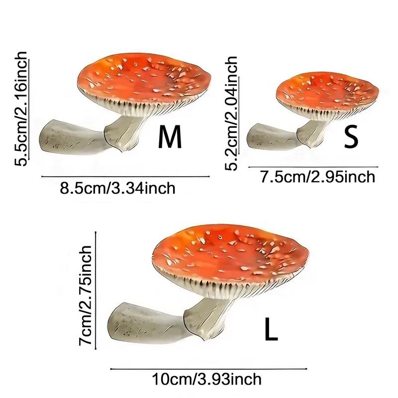 Mushroom Shaped Wall Mounted Candle Holder, 1 Count Resin Wall Storage Rack, Hanging Decor, Home Organizer for Bathroom Bedside Door Study Room, Home Decor