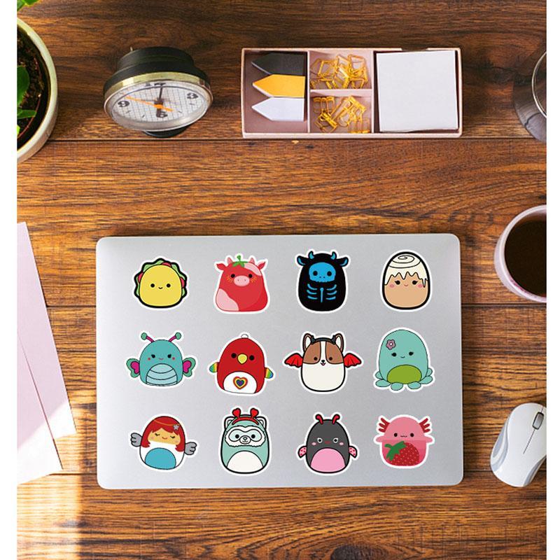 Cartoon Animal Series Sticker, 100pcs Kawaii Graffiti Cartoon Sticker, Decorative Sticker for Phone Case, Computer, Guitar, Bag, Water Cup, Scrapbook