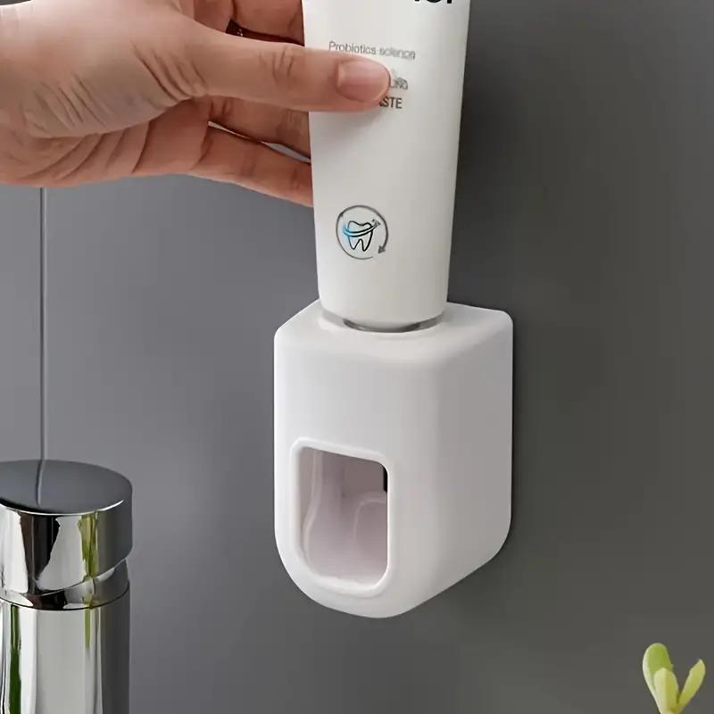 Automatic Toothpaste Dispenser, 1 Count Wall Mounted Punch Free Toothpaste Squeezer, Bathroom Accessories for Home Dormitory Hotel Salon