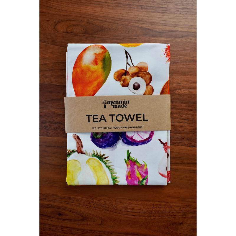 Asian Fruit Tea Towel