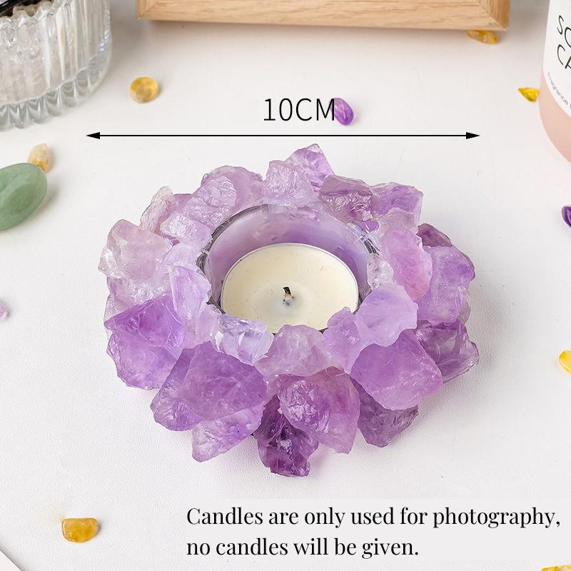 Radiant Beauty Illuminating Your Space - Crystal Candle Holder - 10cm Diameter - Decor xmas gift