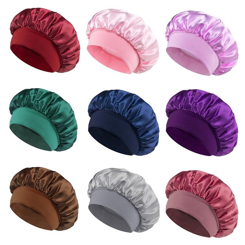 Waterproof Shower Cap, Reusable Women's Shower Cap, Elastic Shower Cap Double Shower Hair Cap PEVA Lined Shower Cap silk hairbonnet braid bonnet satin silk