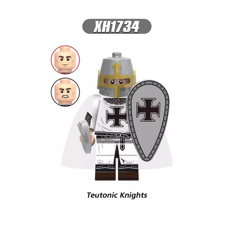 NEW Custom ancient medieval military figures, Western Knights, Sparta, Crusaders, birthday gifts,Cake Toppers,Gifts for children