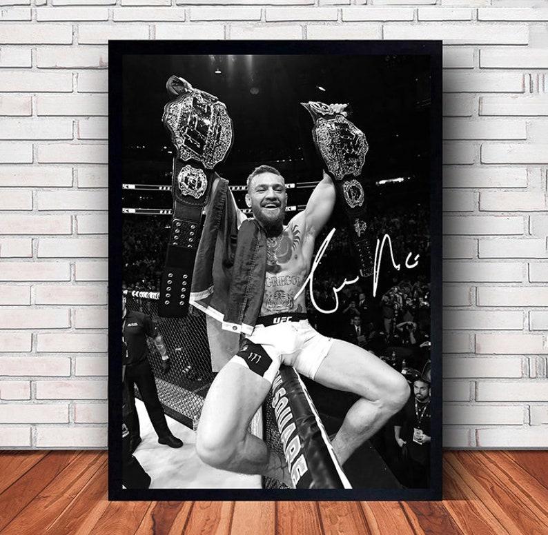 Conor Mcgregor Boxing Poster, UFC Wall Art Family Bedroom Décor, Conor Mcgregor Dessign 6