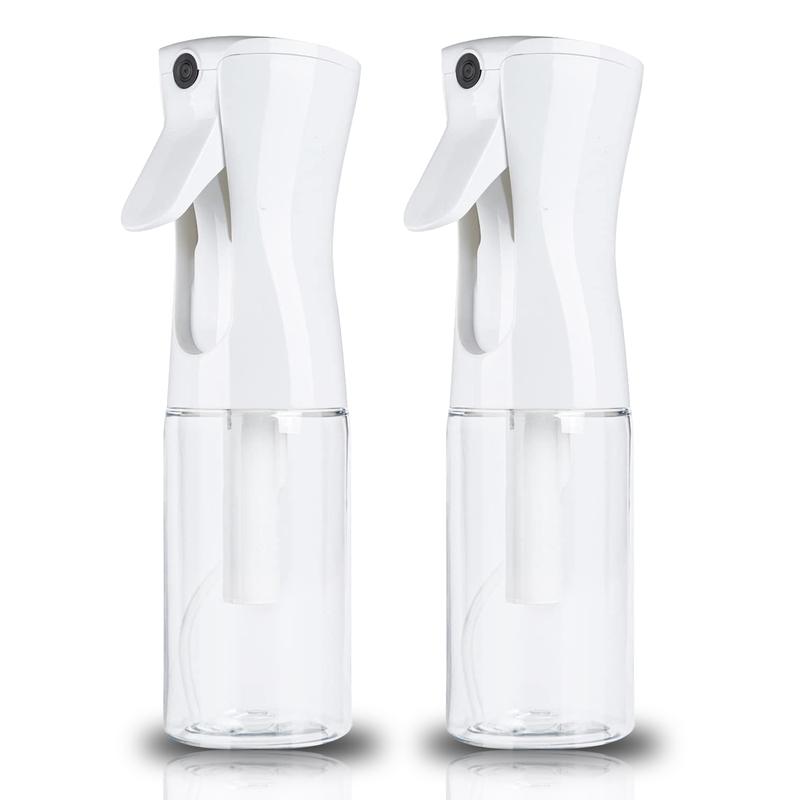 2 PCS Continuous Spray Bottle withUitraFine Mist -Versatile WaterSprayer forHair, Home Cleaning,Salons, Plants,Aromatherapy, andMore -Hair SprayBottle (Clear-7.040z 200mI)