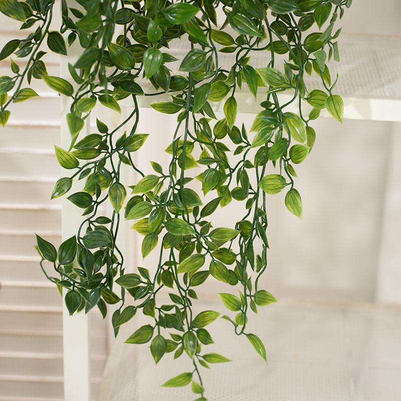 Artificial Ivy Leaf, 1 Count Fake Hanging Plant, Fake Flower Vine, Decorative Plant for Home Living Room Bedroom Dining Room Wedding Party