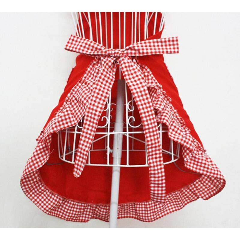 Hyzrz Cute Retro Lovely Vintage Ladies Flirty Vintage Aprons for Women Girls with Pockets for Mothers Day Gift (Black)