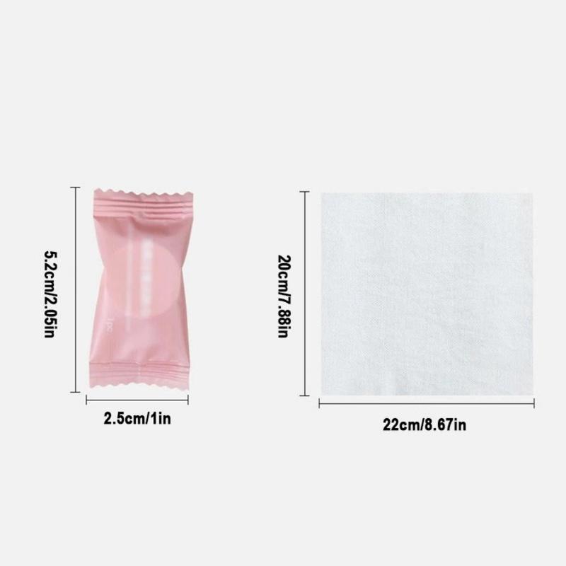 50pcs Disposable Hand Towel, Portable Compressed Non-woven Face Towel, Disposable Towel For Kitchen, Bathroom, Travel Use