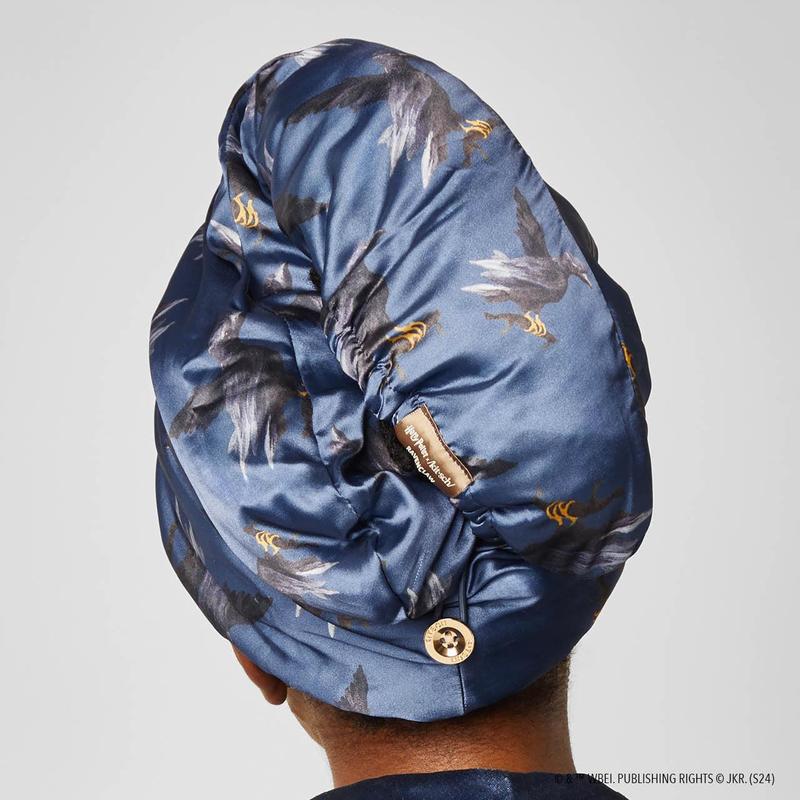 Harry Potter x Kitsch Satin-Wrapped Hair Towel - Ravenclaw