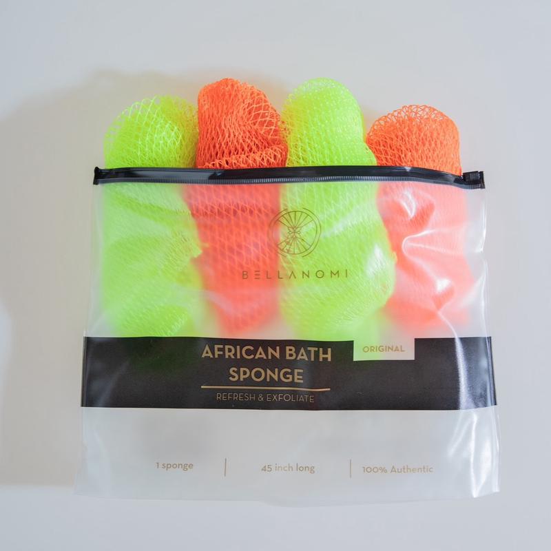 4 pcs African Exfoliating Net Sponge SEASONAL Bundle, from Nigeria