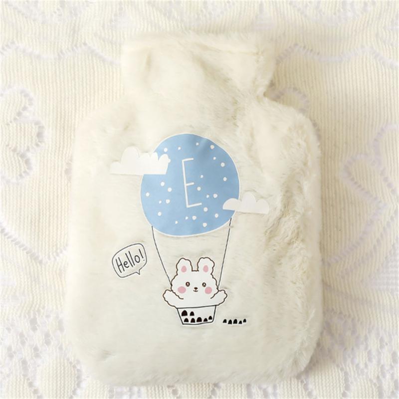 Hot Water Bag Thick Plush Cartoon 750ml Cute For Women Hand Warmer Hand Feet Winter Warm Hand Warmer Bags Portable