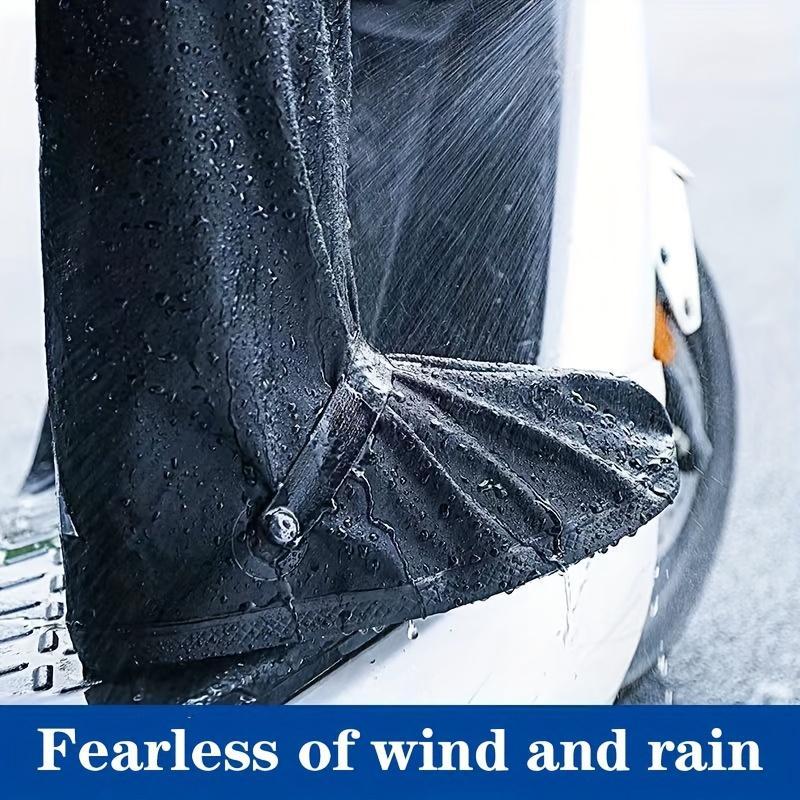 Anti-slip Thickened Wear-resistant Boot Cover, 1 Pair Outdoor Sand-proof Rain Boot Cover, Waterproof Rainy Day Rain Shoes Cover