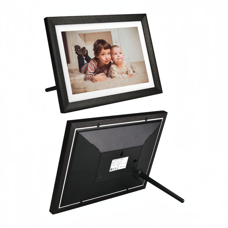 Black Friday | Christmas Gift WiFi Digital Touchscreen Photo Frame with Gift Box, 1280 * 800IPS HD Cloud Smart Digital Photo Frame,32GB Storage, Wall Mountable, Auto-Rotate,Easy to Share Photos or Videos via biu FRAME APP