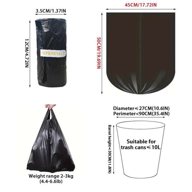 Trash Bag, Clearance Trash Bag, Portable Garbage Bag, Simple Garbage Bag Suitable For Home, Bathroom And Kitchen, Office, Car