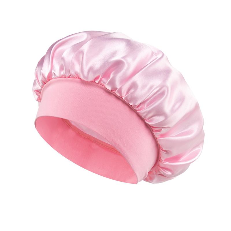 Waterproof Shower Cap, Reusable Women's Shower Cap, Elastic Shower Cap Double Shower Hair Cap PEVA Lined Shower Cap silk hairbonnet braid bonnet satin silk