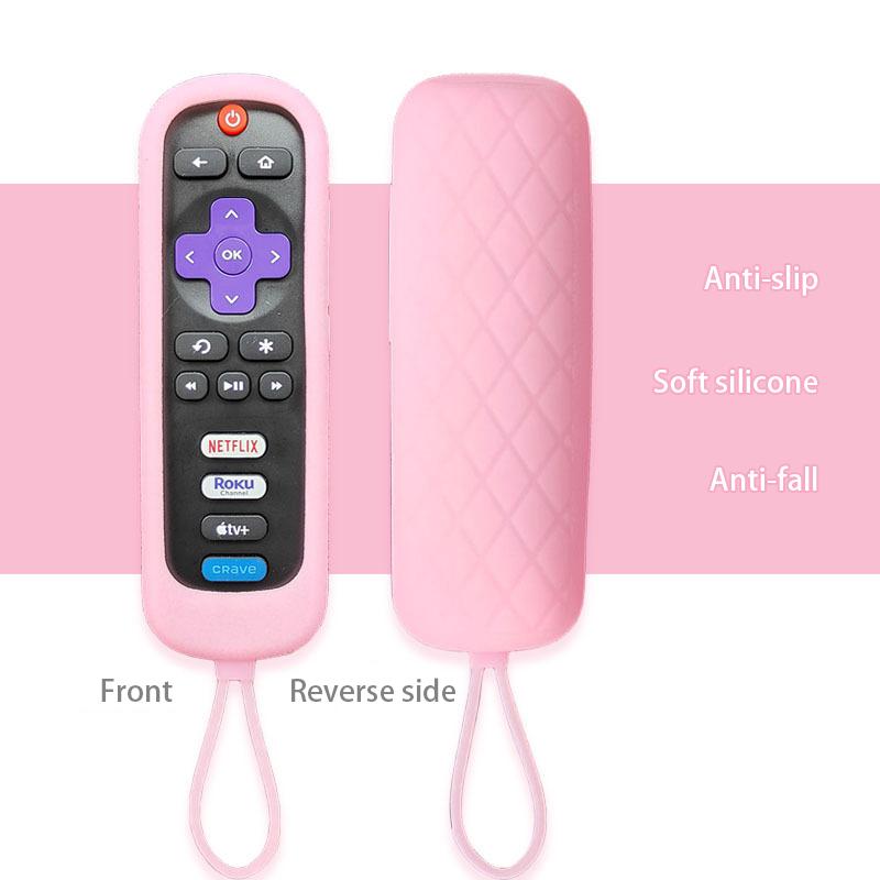 Luminous Remote Control Cover, Remote Casewith Lanyard, Decor Remote Contro Protector Compatible with TCL Hisense Roku TV Fall Decor