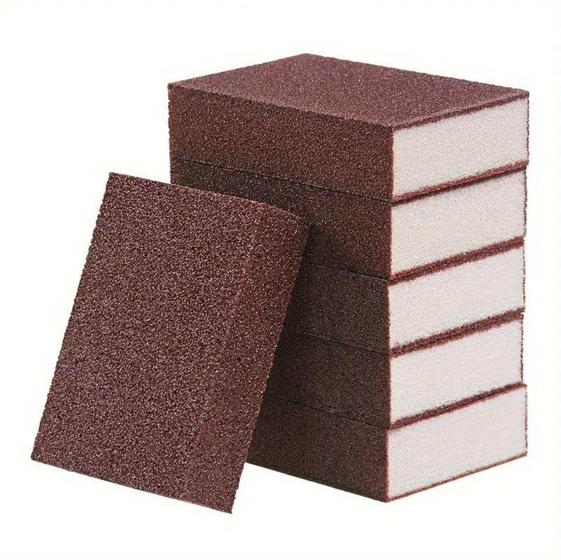 Emery Sanding Sponges, Multi Purposes Powerful Rust Eraser, Durable Abrasive Pot Wash Sponges for Effortless Kitchen Surface Polishing, Dish Cleaning Tool, Kitchen Cleaning Tools, Kitchen Gadgets, Household Cleaners