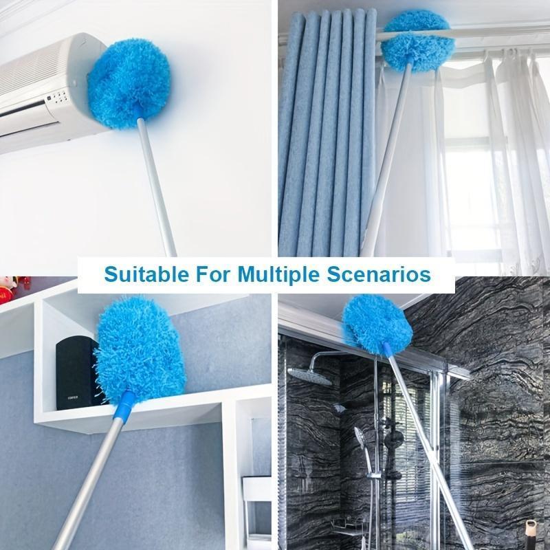 Ceiling Fan Cleaner Duster, Dust Removal Brush, Household Items Removable & Washable Microfiber Ceiling & Fan Duster, Summer Essentials, House Cleaning Tools, Fall Decor Does not apply