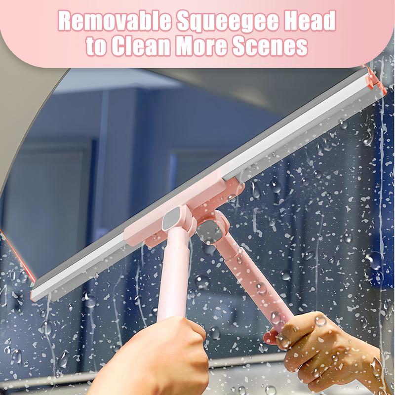 Rotatable Wiper for Bathroom, Floor, and Windows - Household Cleaning Artifact - Hangable