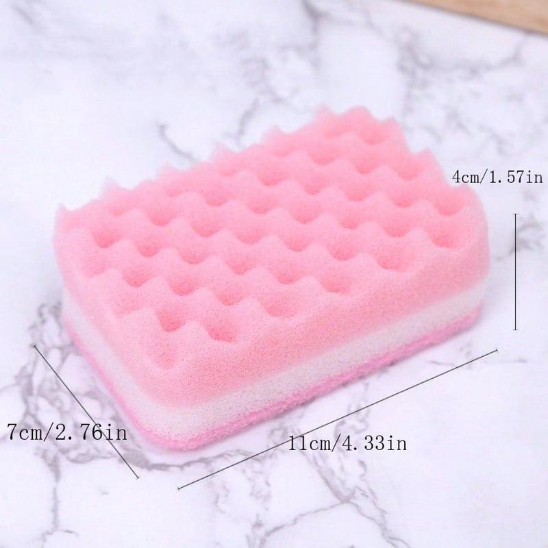 Double-sided Dishwashing Sponge, 1 Set Kitchen Strong Decontamination Sponge, Household Cleaning Tool for Kitchen Bathroom