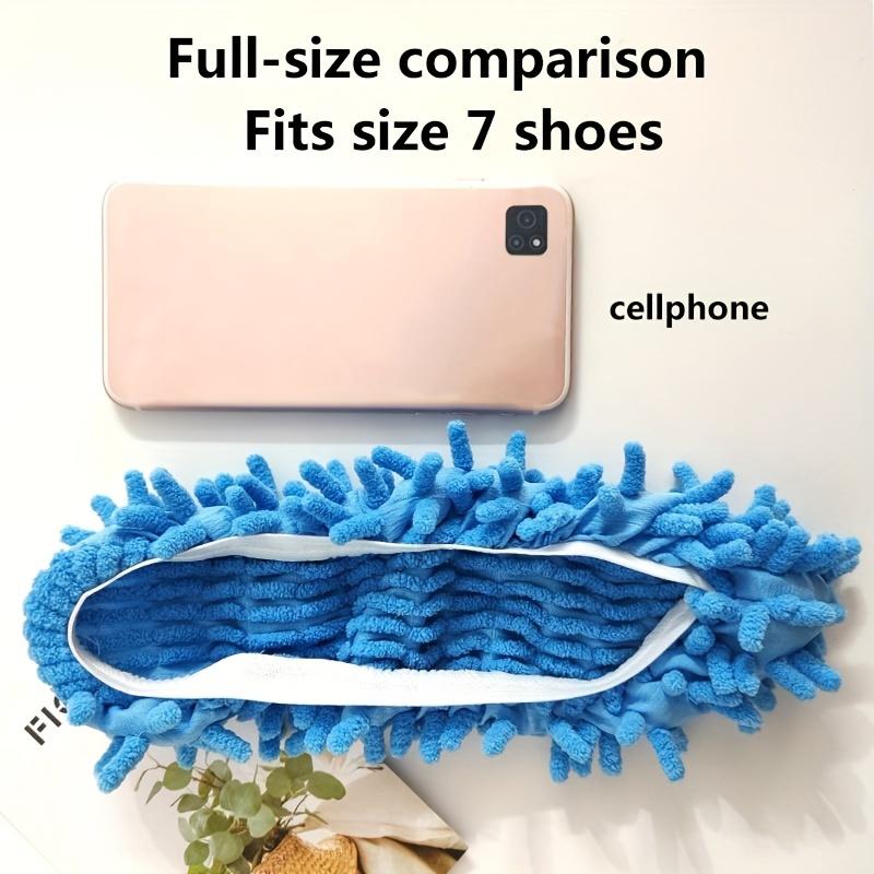 Best price 2pcs Reusable Microfiber Mop Slippers - Effortless Floor Cleaning Socks for Women - Super Absorbent, Machine Washable, Ideal for Home, Office, Bathroom & Kitchen - Comfortable Dust & Hair Remover-4