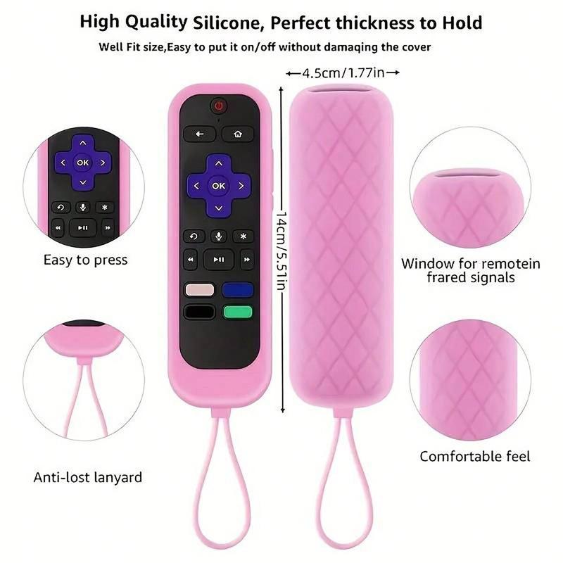 Silicone Luminous Remote Control Cover, 1 Count Glow in The Dark Remote Case, Dustproof Remote Control Cover for Home Living Room