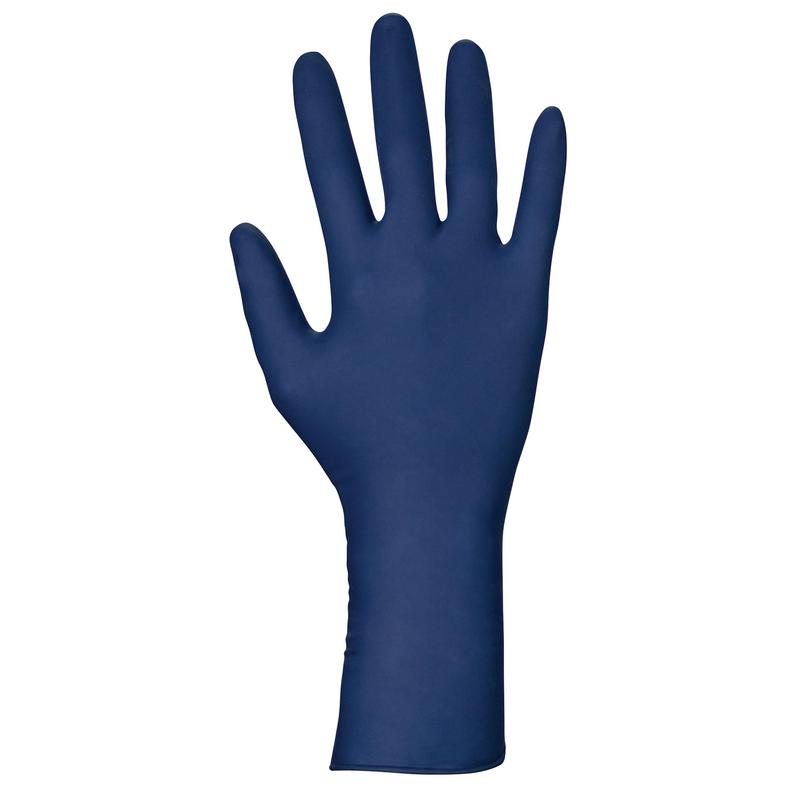 Powder-Free Exam Grade Latex Disposable Gloves. Blue, 14 mil Thickness, 12