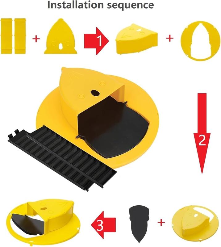 Mouse Trap Bucket Flip Lid - Automatic Reset Flip and Slide Mouse Trap - Humane Mouse Rat Traps for Indoor Outdoor Use - Reusable Mouse Trap