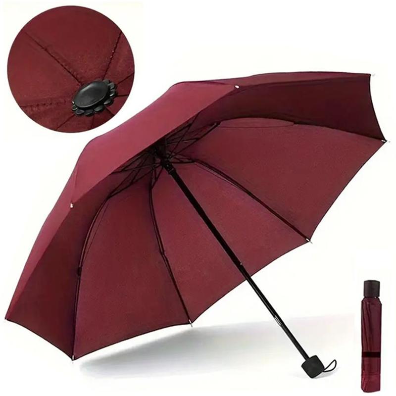 Manual Folding Umbrella, 1 Count Portable Lightweight Umbrella, Windproof Umbrella for Sun & Rain, Umbrella for Outdoor Activities