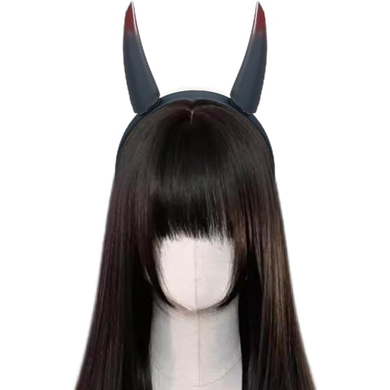 3D Devil Horns Headband Women Demon Horns Clips Halloween Cosplay Props