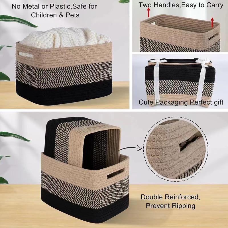 Woven storage basket folding extra large dirty clothes basket bedroom baby toy miscellaneous storage box